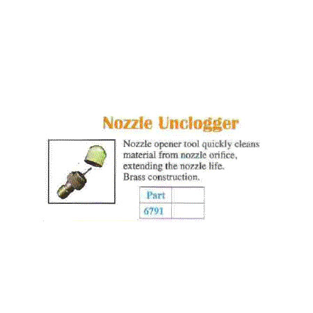 BRASS NOZZLE UNCLOGGER TOOL